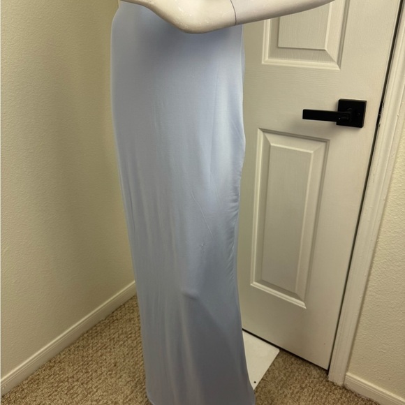 Meshki Blue Halter Gown for Weddings - Picture 5 of 13